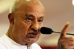 Deve Gowda warns Rahul Gandhi to be careful, not to test his patience